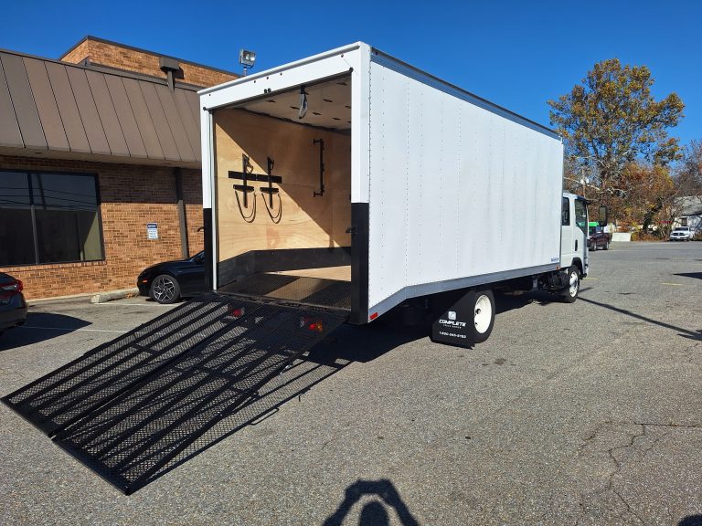 2024 Isuzu Crew Cab Enclosed Dove Tail Landscaper Body 20241125_105209-Copy-768x576-1